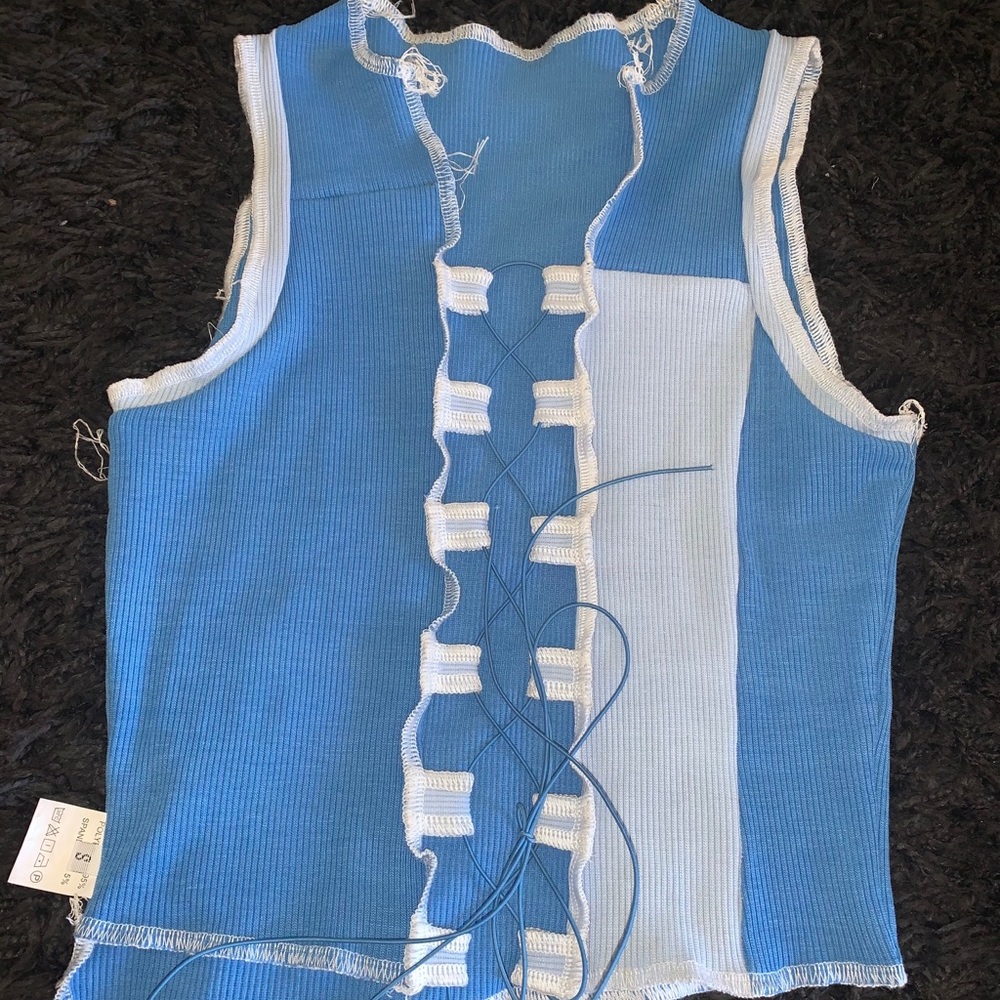 inside out lace top